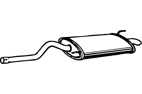 Rear Muffler (P7474)