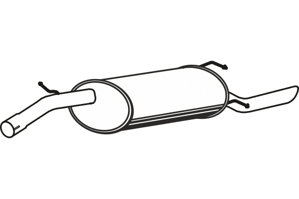 Rear Muffler (P1989)