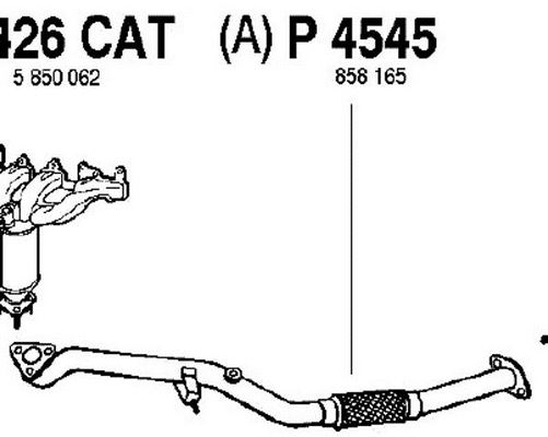 Exhaust Pipe (P4545)
