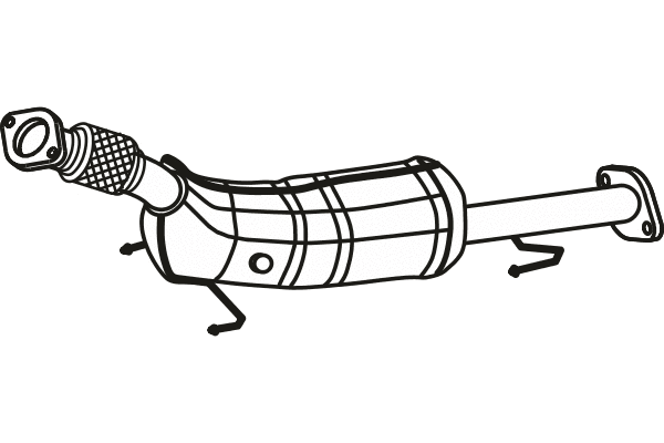 Soot/Particulate Filter, exhaust system (P9822DPF)