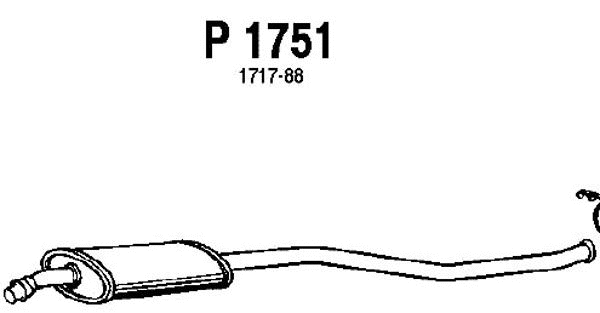 Centre Muffler (P1751)