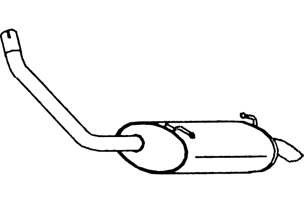 Rear Muffler (P3048)