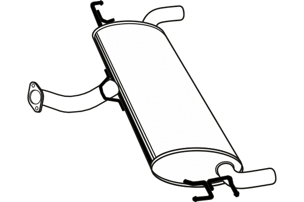 Rear Muffler (P2991)