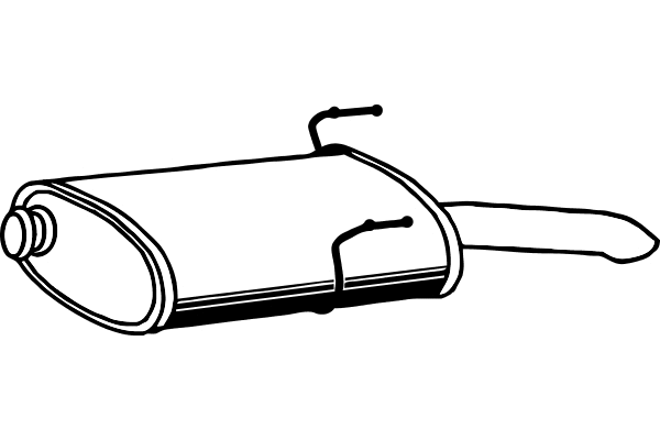 Rear Muffler (P4804)