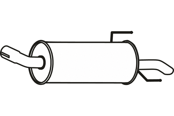 Rear Muffler (P4312)