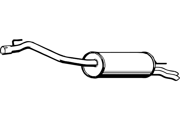 Rear Muffler (P7461)