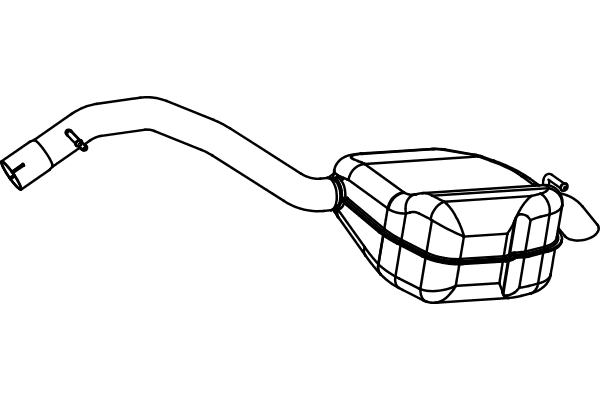 Rear Muffler (P7902)