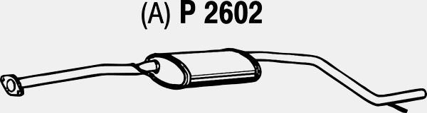 Centre Muffler (P2602)