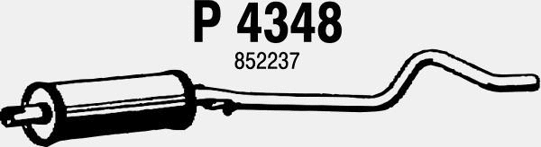 Centre Muffler (P4348)