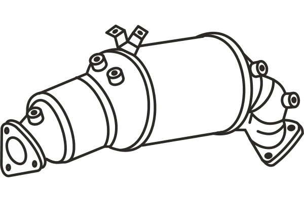 Soot/Particulate Filter, exhaust system (P9907DPF)