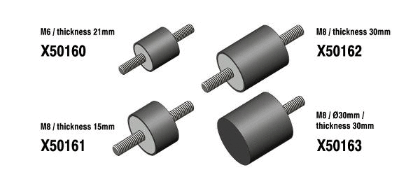 Rubber Strip, exhaust system (X50160)