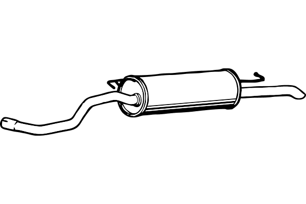Rear Muffler (P7526)