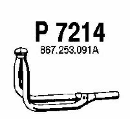 Exhaust Pipe (P7214)