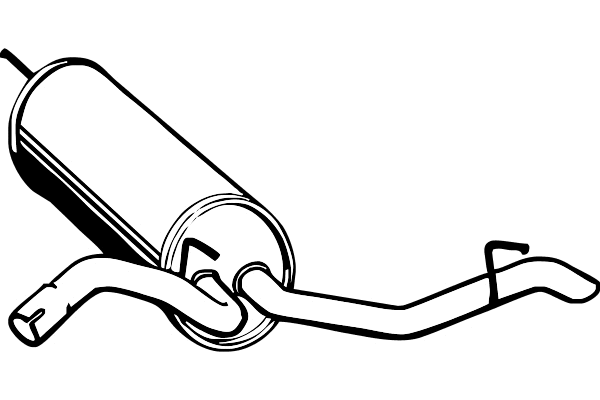 Rear Muffler (P1255)