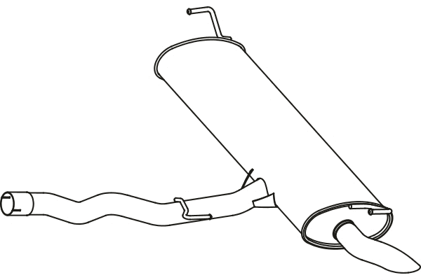 Rear Muffler (P41026)