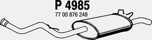Rear Muffler (P4985)