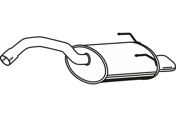 Rear Muffler (P2284)