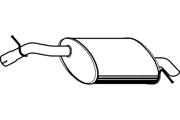 Rear Muffler (P4866)