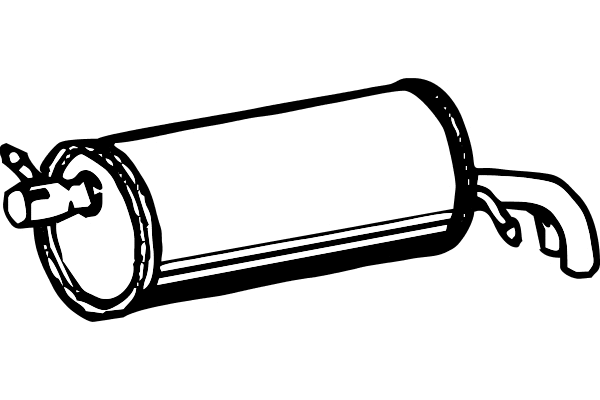 Rear Muffler (P7418)