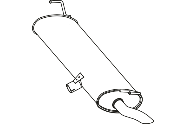 Rear Muffler (P41023)