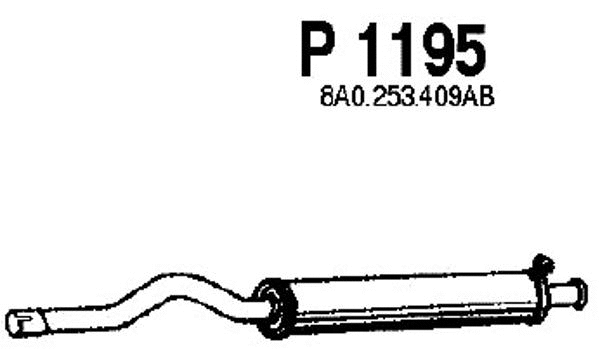 Centre Muffler (P1195)