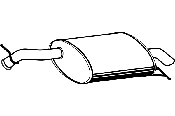 Rear Muffler (P4894)