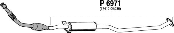 Centre Muffler (P6971)
