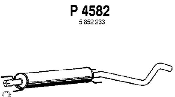 Centre Muffler (P4582)