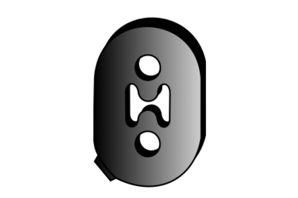 Rubber Strip, exhaust system (X30330)