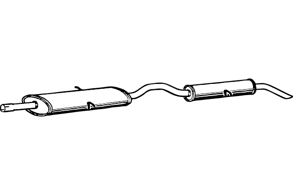 Rear Muffler (P1670)