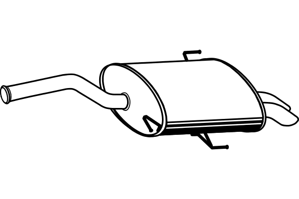 Rear Muffler (P4857)