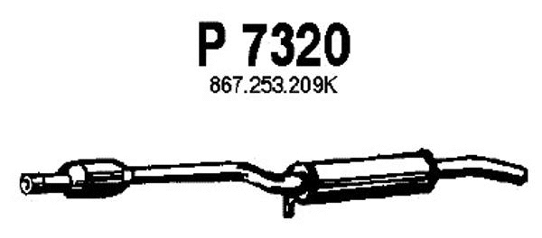 Centre Muffler (P7320)