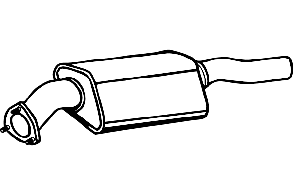 Soot/Particulate Filter, exhaust system (P9862DPF)