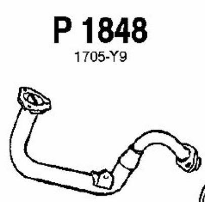 Exhaust Pipe (P1848)