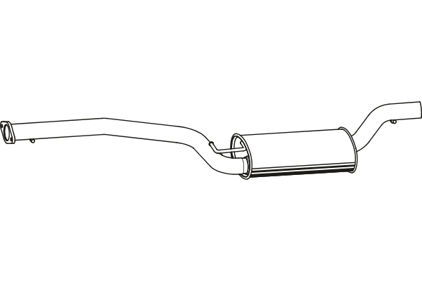 Centre Muffler (P7859)