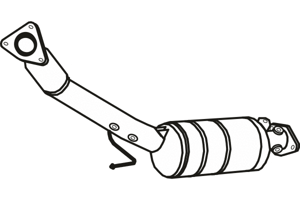 Soot/Particulate Filter, exhaust system (P9936DPF)