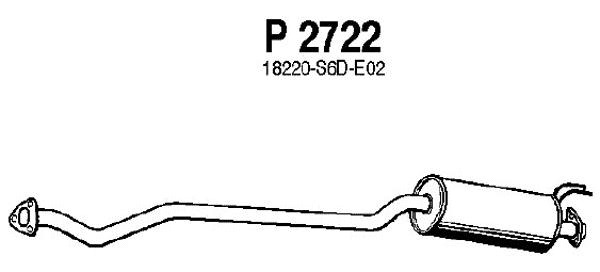 Centre Muffler (P2722)