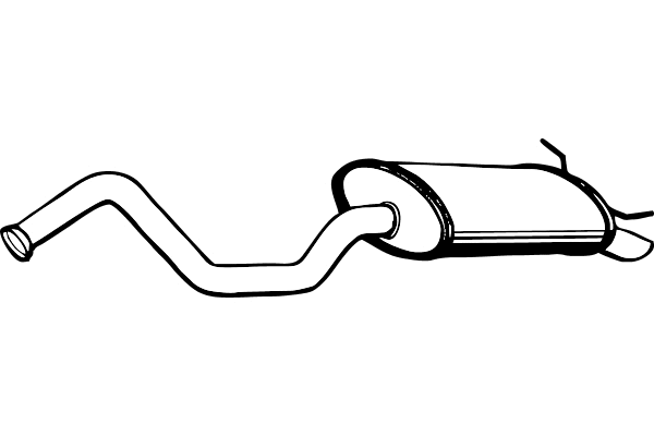 Rear Muffler (P5006)