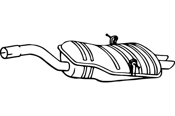 Rear Muffler (P1575)
