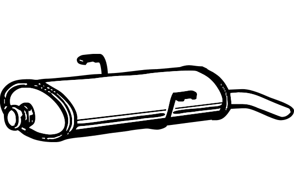 Rear Muffler (P4736)