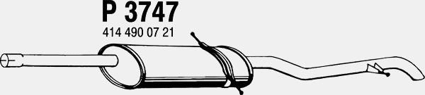 Rear Muffler (P3747)
