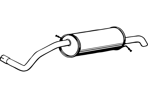 Rear Muffler (P5739)