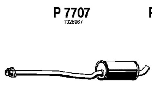 Centre Muffler (P7707)