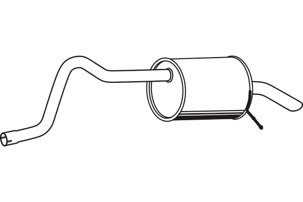 Rear Muffler (P19023)