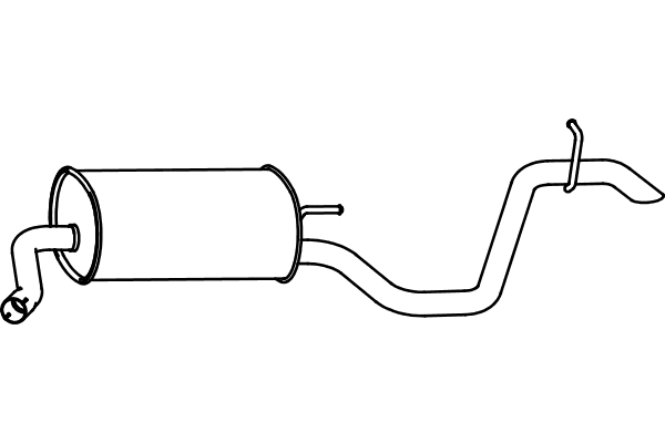 Rear Muffler (P31003)
