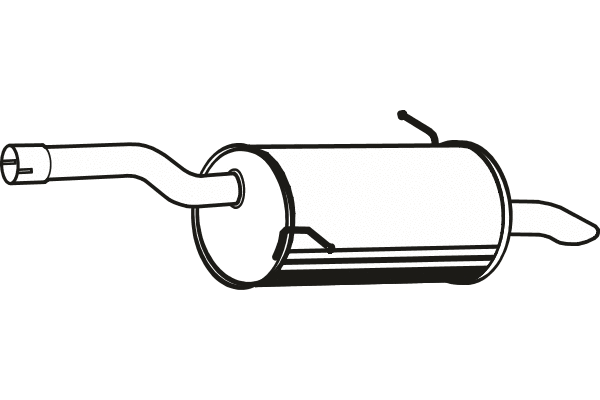 Rear Muffler (P1734)