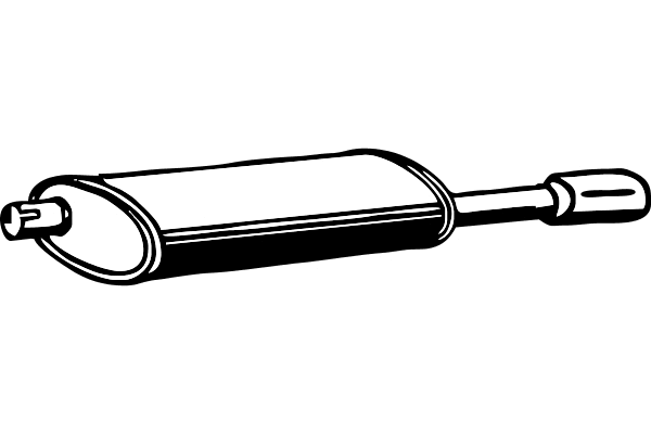 Rear Muffler (P4473)