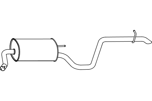 Rear Muffler (P31010)