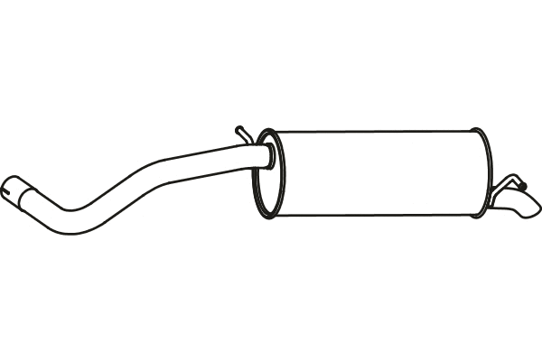 Rear Muffler (P55007)