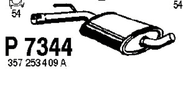 Centre Muffler (P7344)
